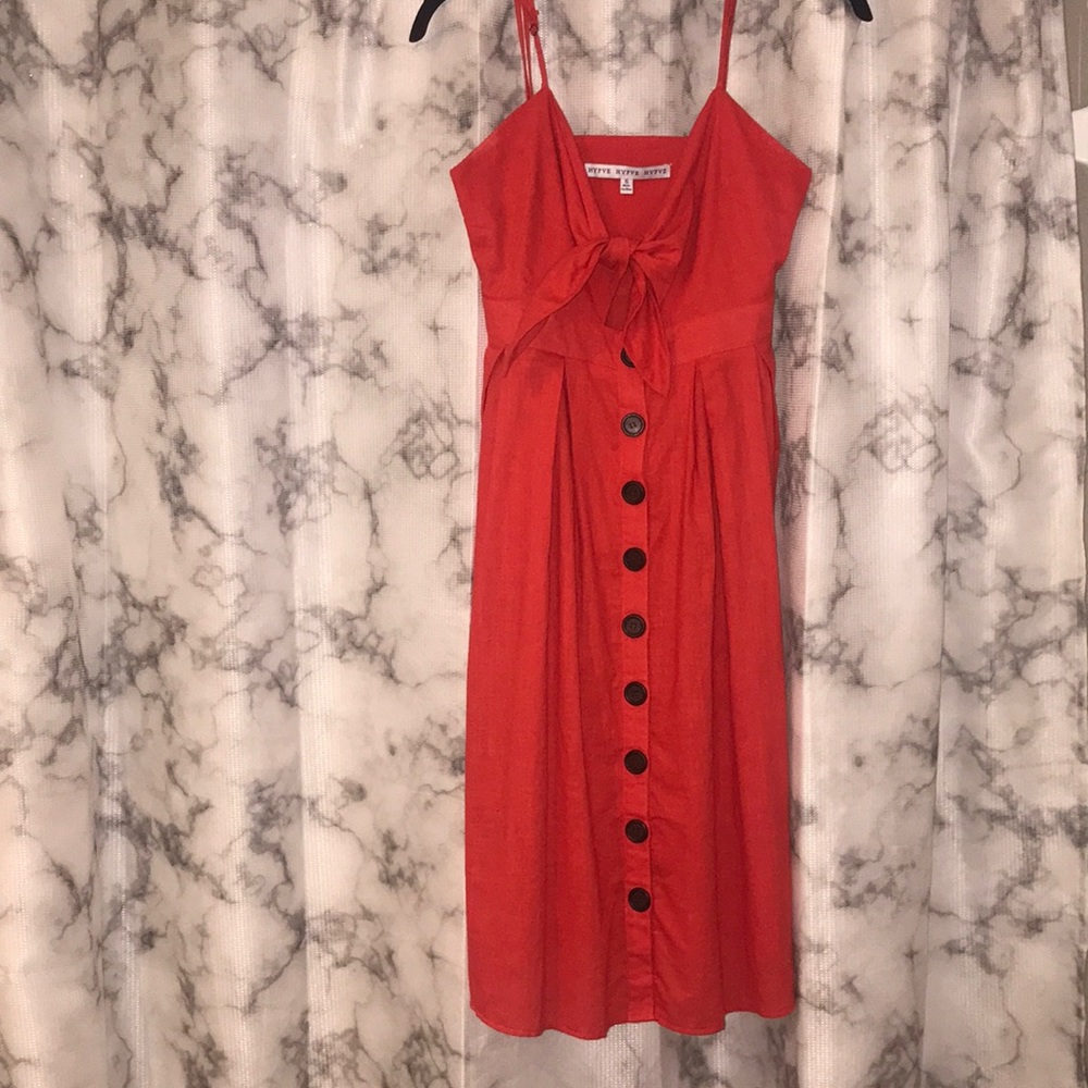 Orange dress